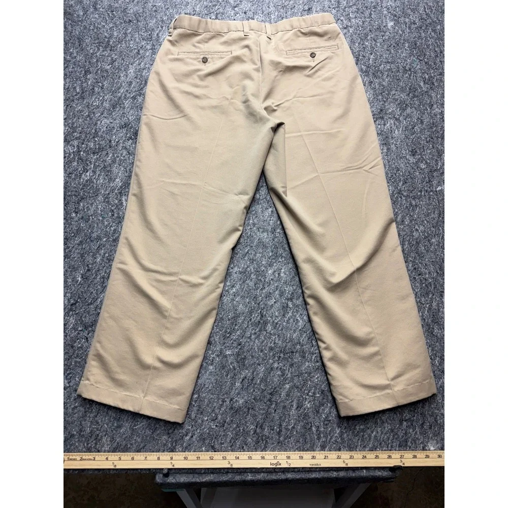 Dockers D3 Classic Fit Khaki Pants Mens 36x29 Tan Flat Front Chino Trousers